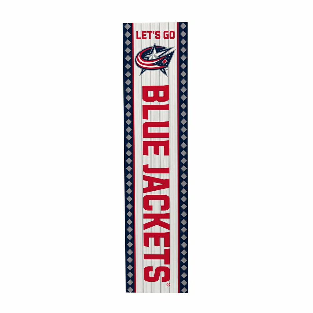 Columbus Blue Jackets 47" Double Sided Leaner, Christmas - NHL Home