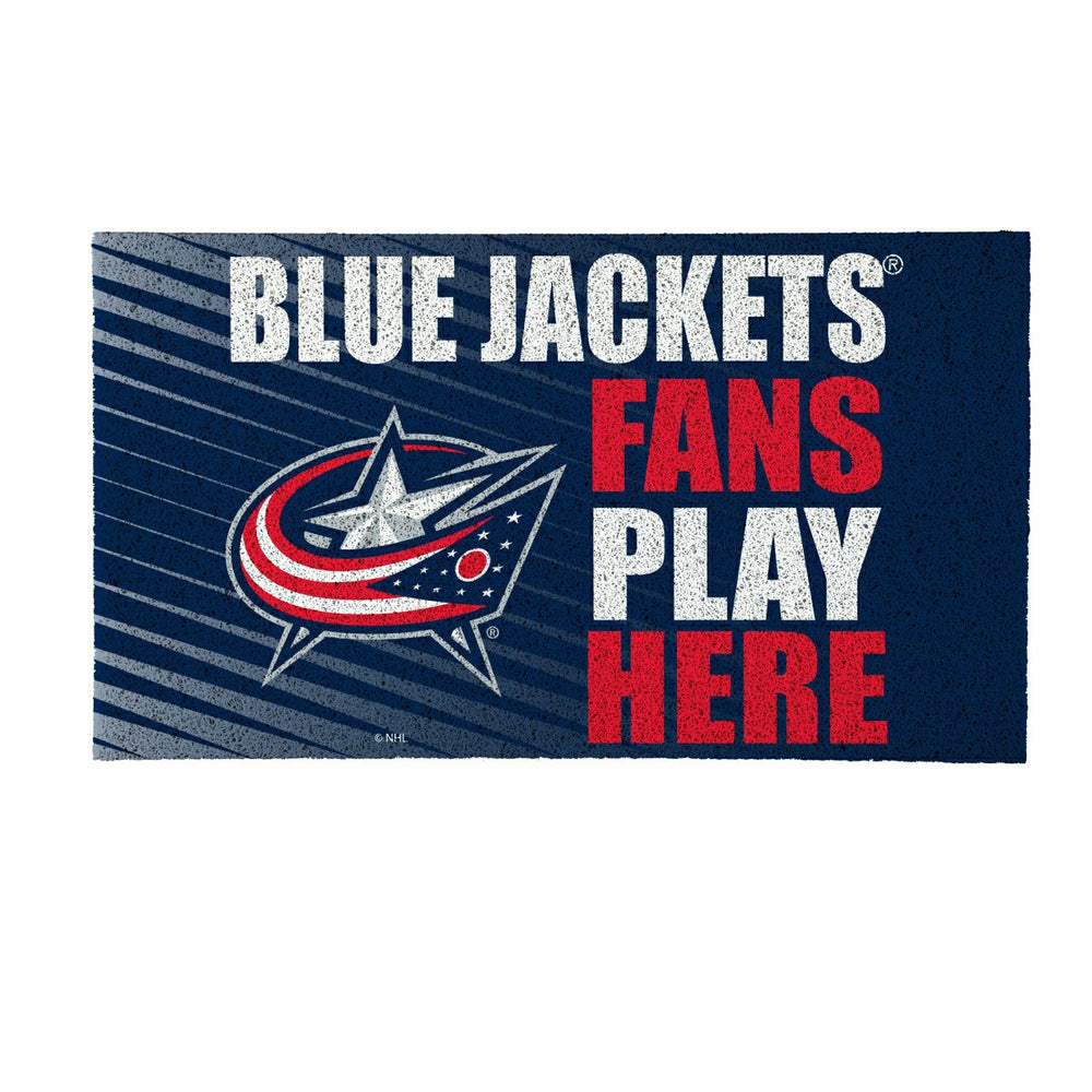 Columbus Blue Jackets Fan Mat, 28"x16" - NHL