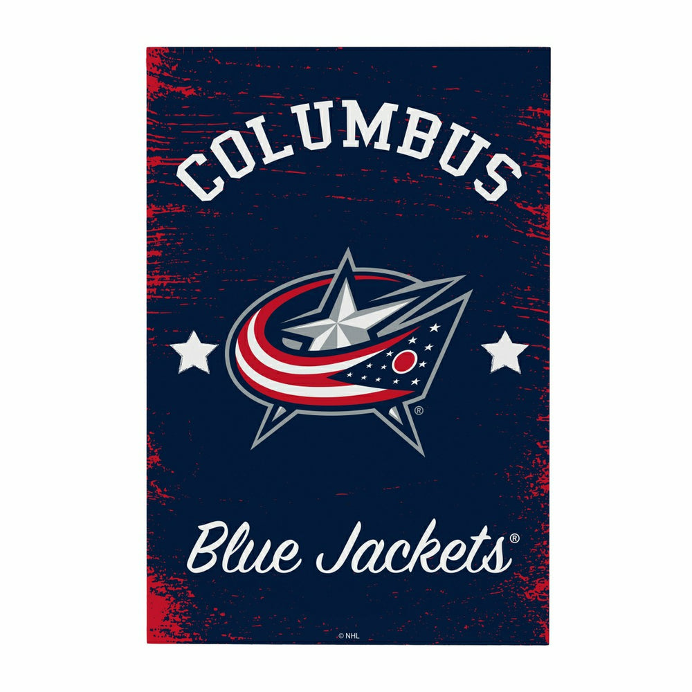 Columbus Blue Jackets Wood Wall Sign, 16x24 - NHL Home