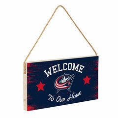 Columbus Blue Jackets Wood Wall Sign, 6x11 - NHL Home