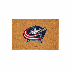 Columbus Blue Jackets Large Full Color Coir Mat, 36"x24" - NHL