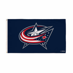 Columbus Blue Jackets Single Sided Flag with 2 Grommets, 3'x5' - NHL Home