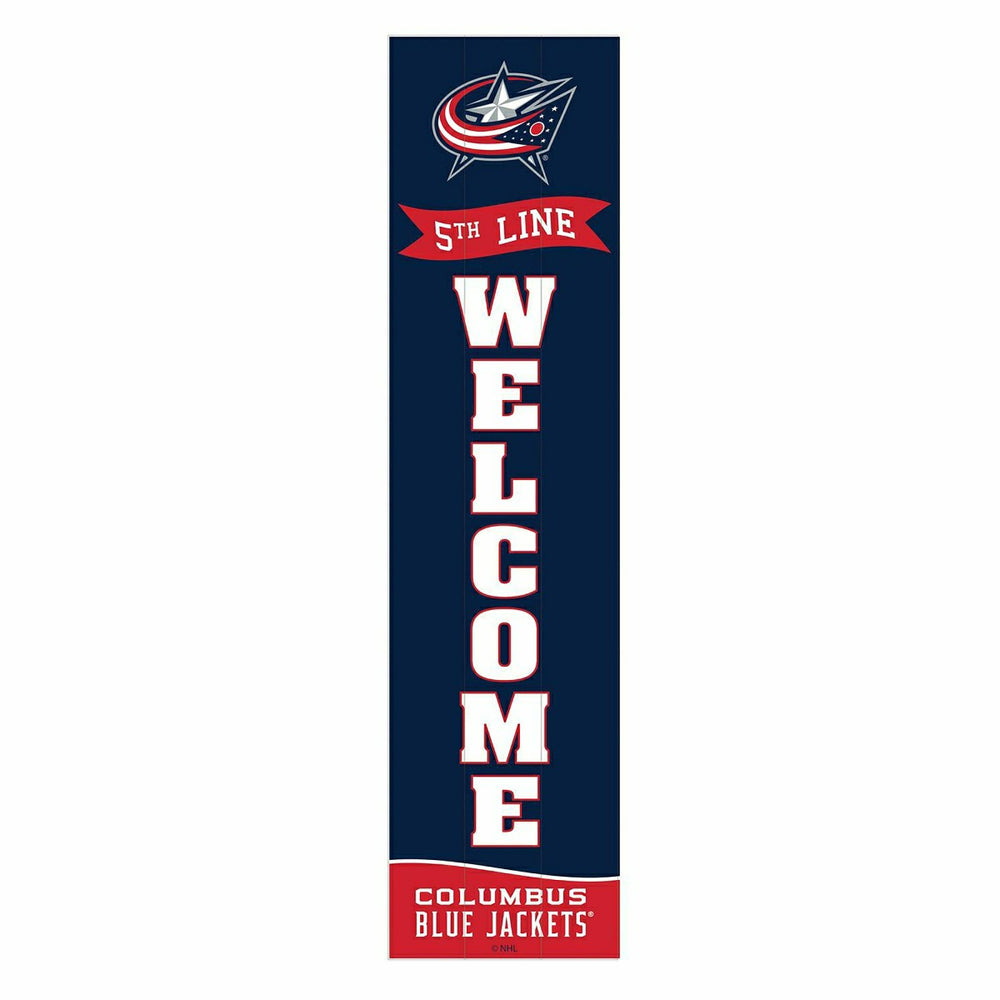 Columbus Blue Jackets Large Single Sided Leaner, 46" - NHL Home