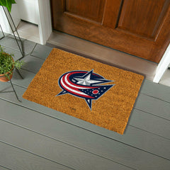 Coir Mat, 16"x28", Columbus Blue Jackets - NHL