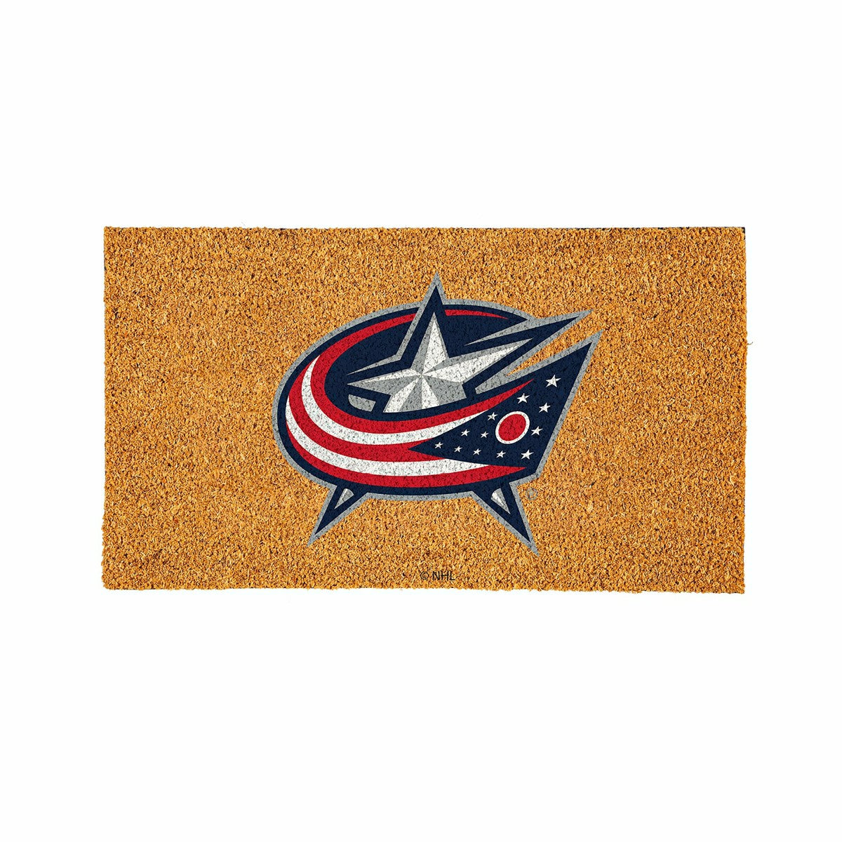 Coir Mat, 16"x28", Columbus Blue Jackets - NHL