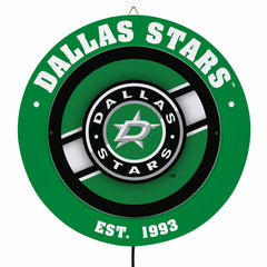 Dallas Stars, Metal Lite, Round - NHL
