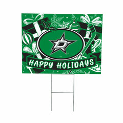 Dallas Stars Yard Sign, Holiday - NHL Home