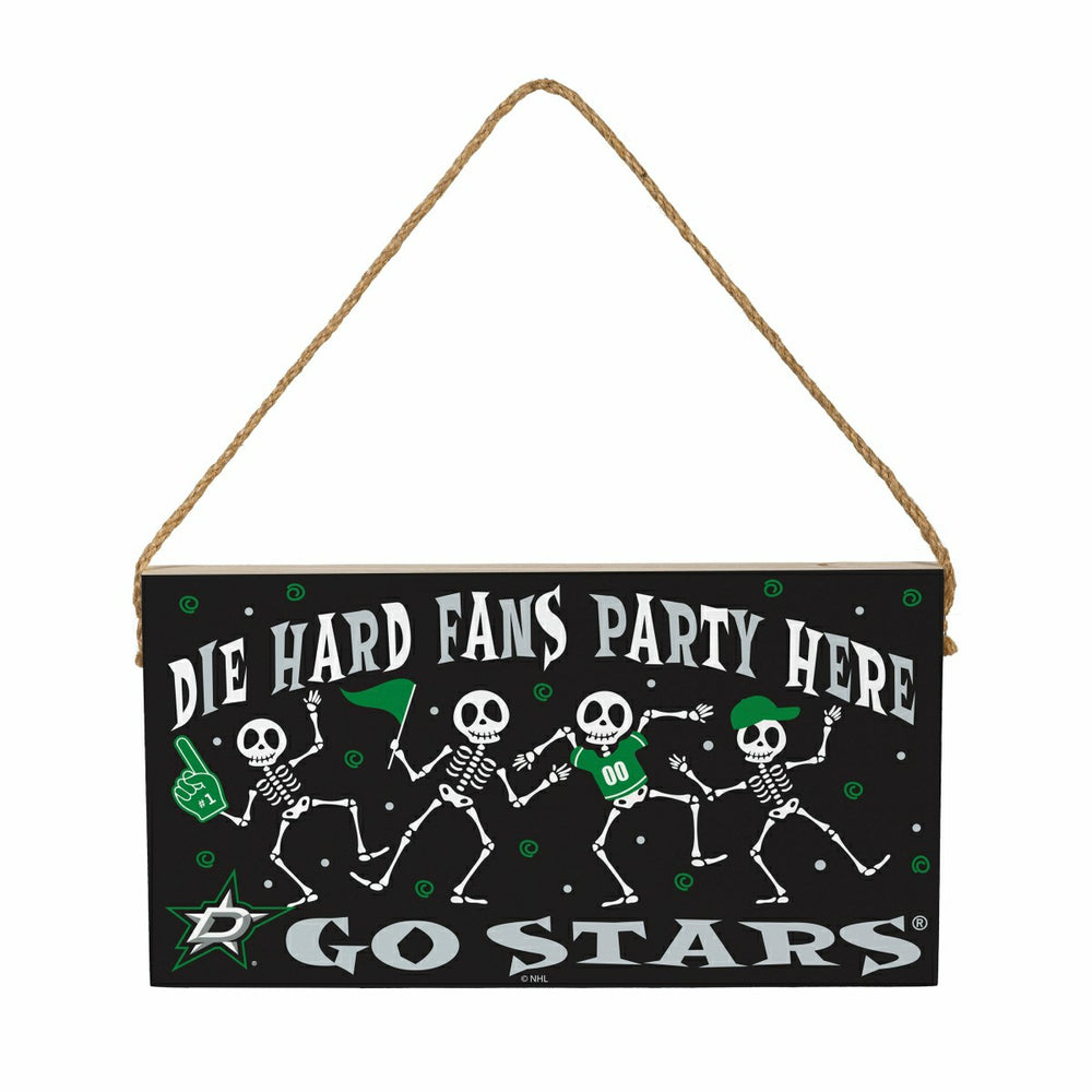 Dallas Stars Halloween Wood Wall Sign, 6x11 - NHL Home