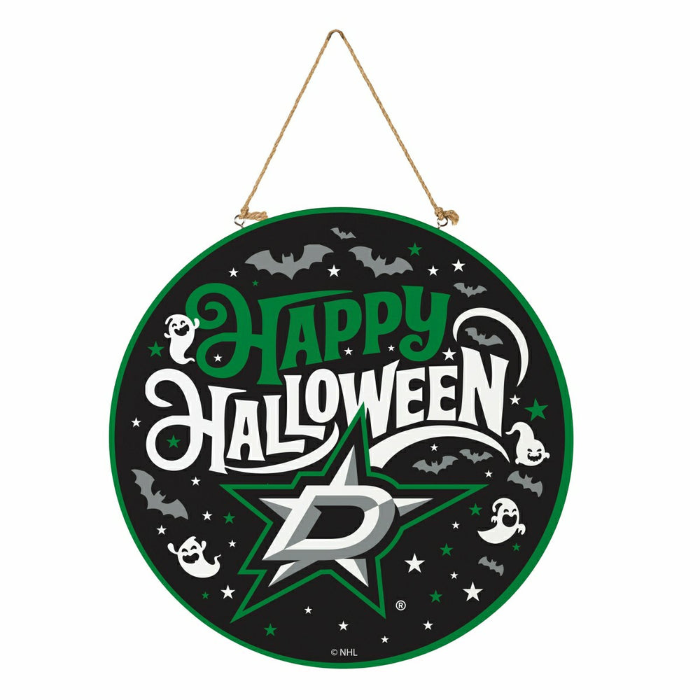 Dallas Stars Halloween Round Door Décor with Hanging Rope, 18x18 - NHL Home