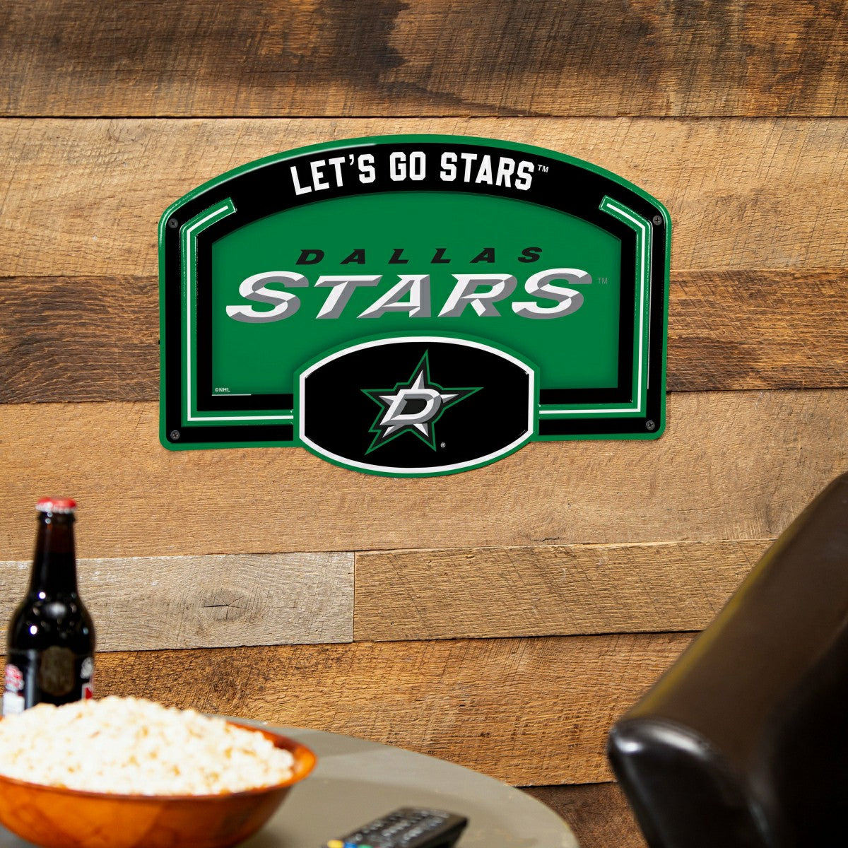 Dallas Stars USA Embossed Steel Wall Sign, 11" x 17" - NHL Home