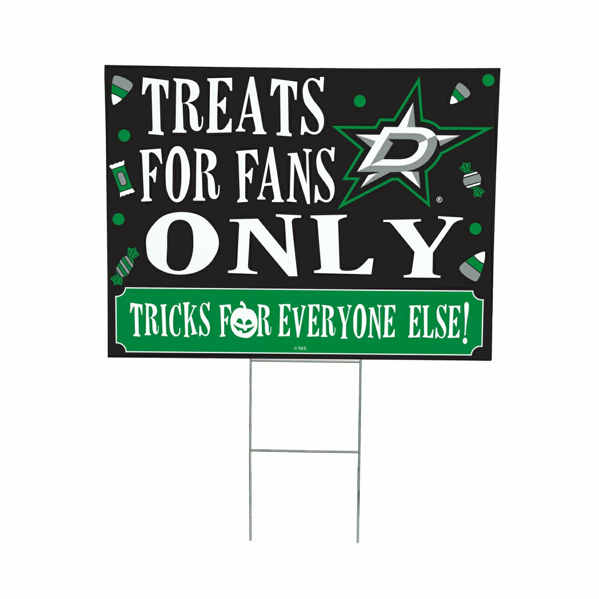 Dallas Stars Yard Sign, Halloween Treats for Fans - NHL Home