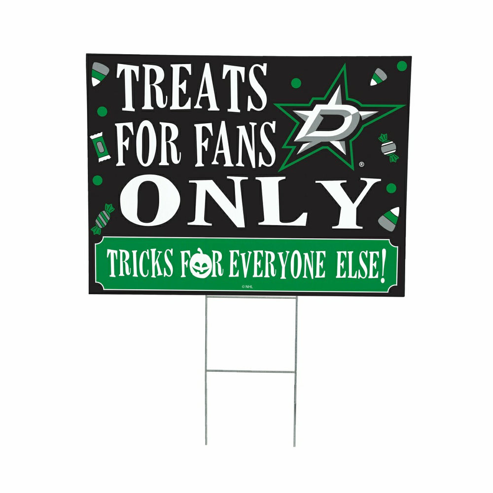 Dallas Stars Yard Sign, Halloween Treats for Fans - NHL Home