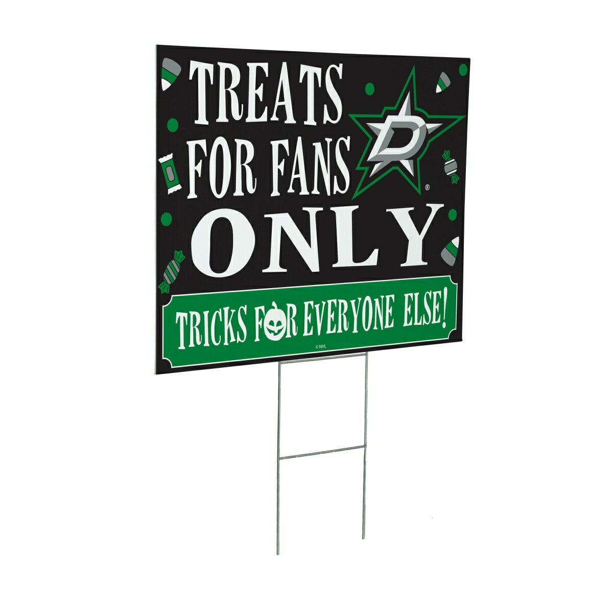 Dallas Stars Yard Sign, Halloween Treats for Fans - NHL Home