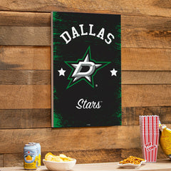 Dallas Stars Wood Wall Sign, 16x24 - NHL Home