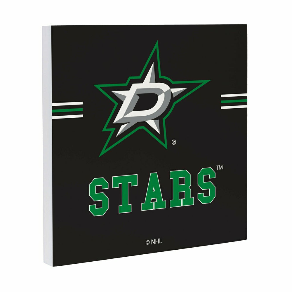 Dallas Stars Wood Wall Sign, 12x12 - NHL Home