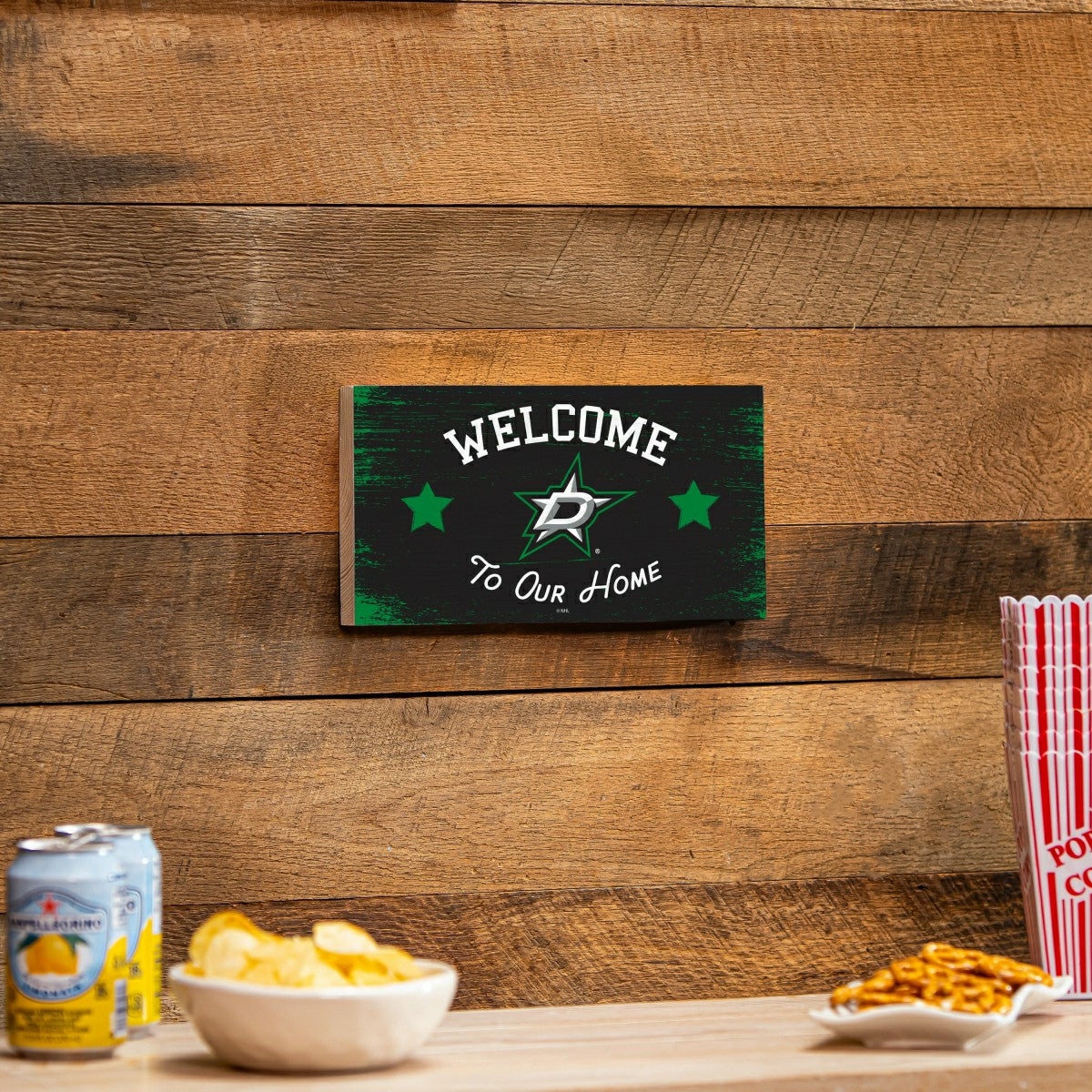 Dallas Stars Wood Wall Sign, 6x11 - NHL Home