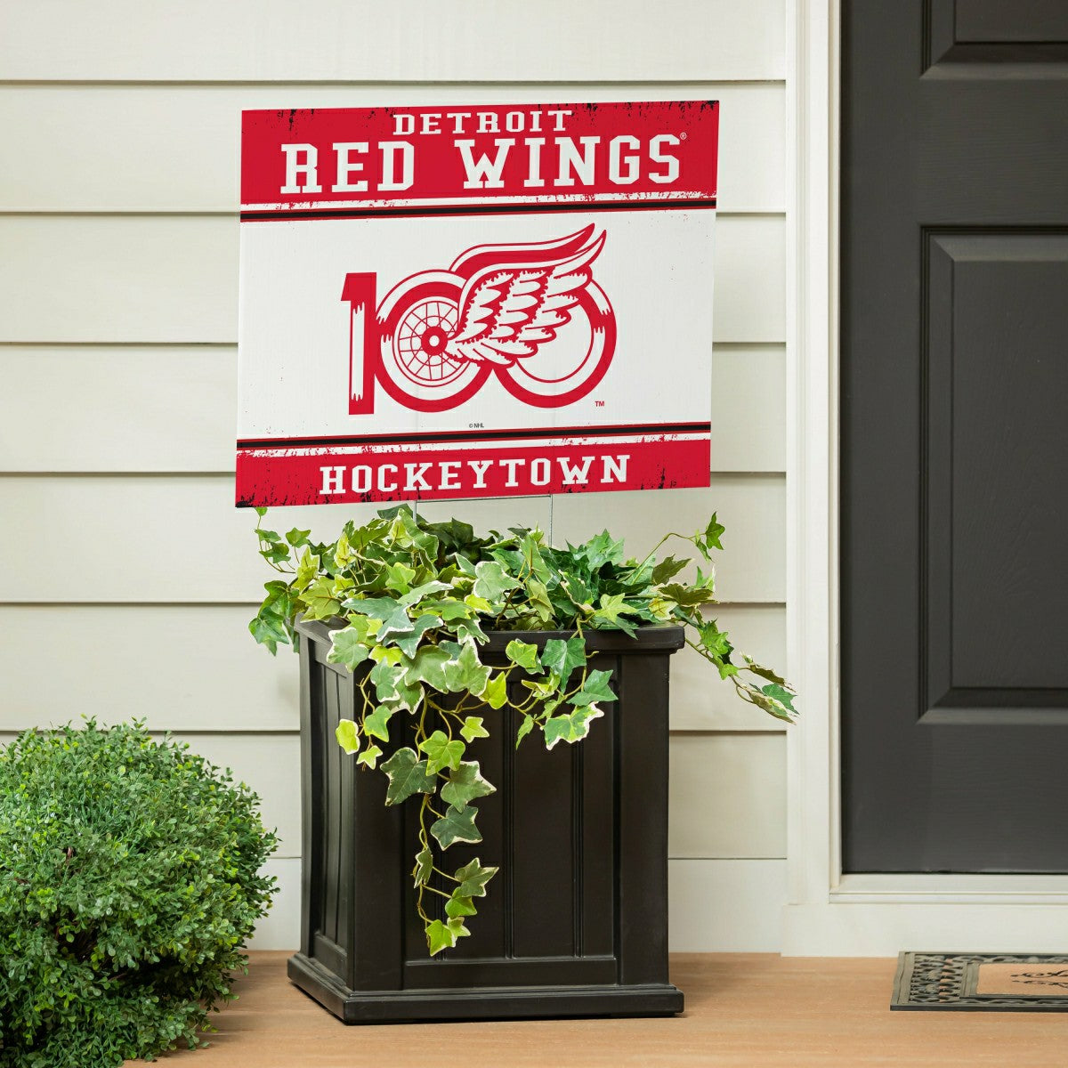 Detroit Red Wings, 100 Anniversary Cororplast Yard Sign - NHL Home