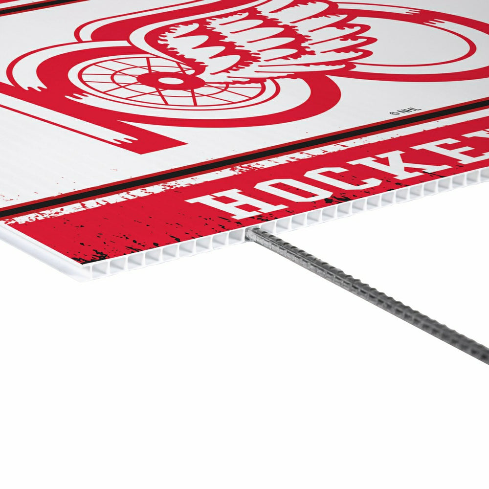 Detroit Red Wings, 100 Anniversary Cororplast Yard Sign - NHL Home