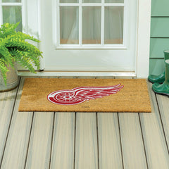 Detroit Red Wings Large Full Color Coir Mat, 36"x24" - NHL