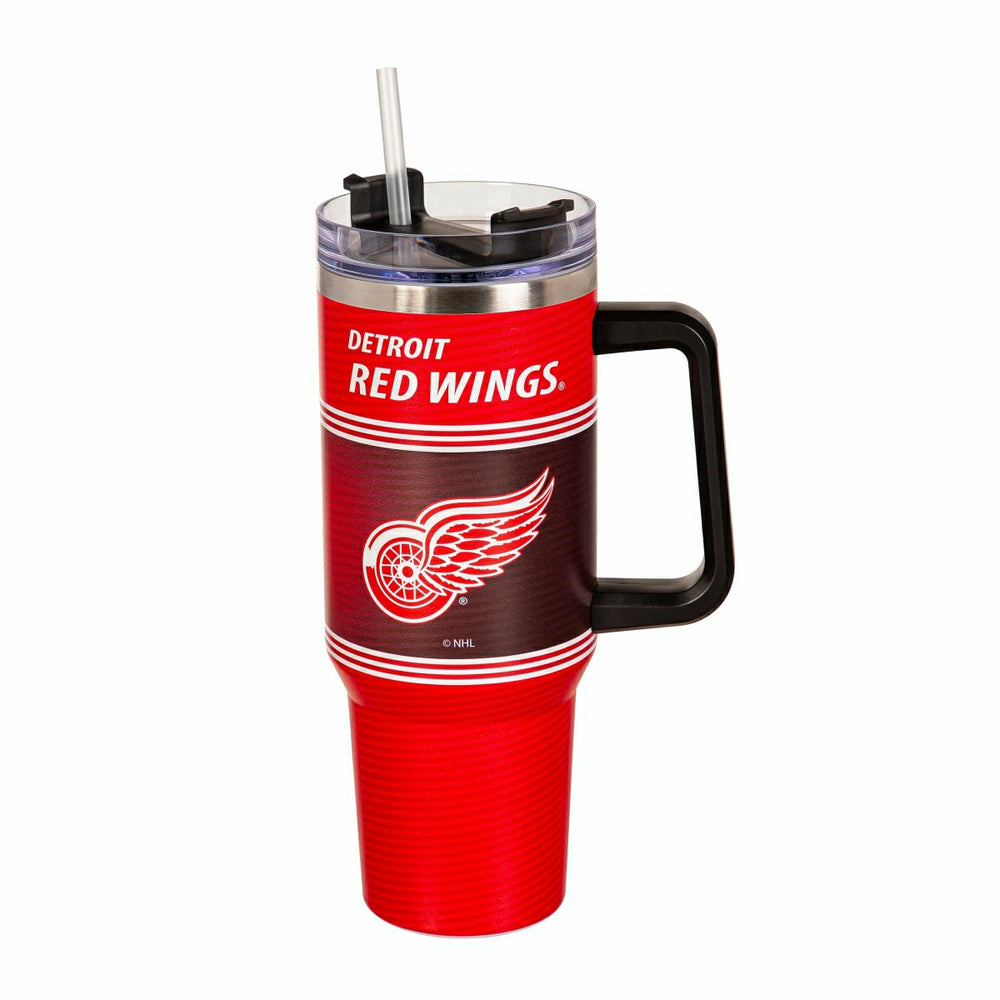 40oz Stainless Steel Canyon Cup w/ Straw, Detroit Red Wings - NHL Home