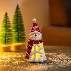 Detroit Red Wings Snowman LED Statuary, 8" - NHL Home