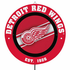 Detroit Red Wings, Metal Lite, Round - NHL