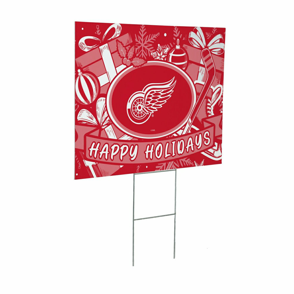 Detroit Red Wings Yard Sign, Holiday - NHL Home