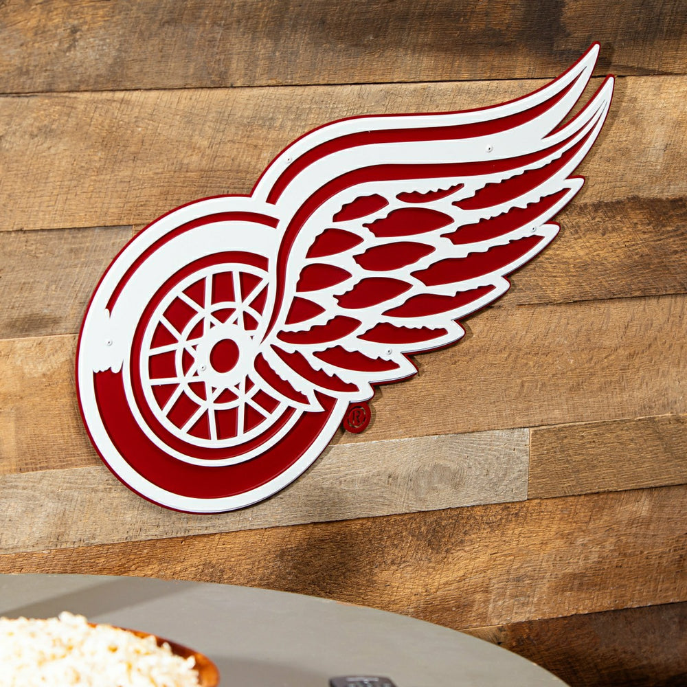 Detroit Red Wings Premier Metal Wall Art - NHL Home