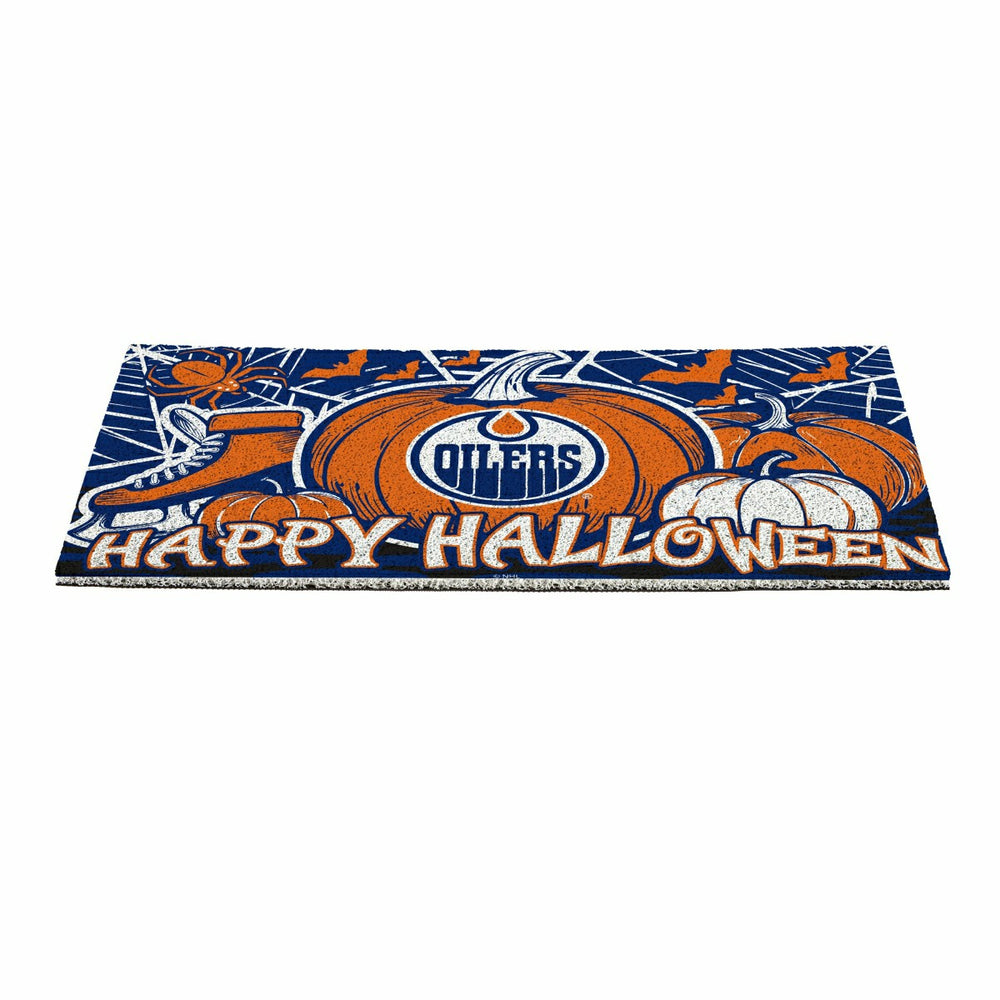 Edmonton Oilers Halloween PVC Mat, 28"x16" - NHL