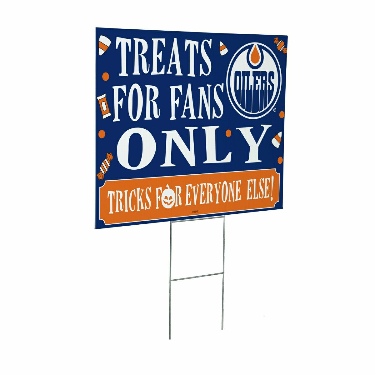 Edmonton Oilers Yard Sign, Halloween Treats for Fans - NHL Home