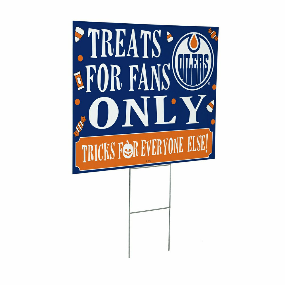 Edmonton Oilers Yard Sign, Halloween Treats for Fans - NHL Home