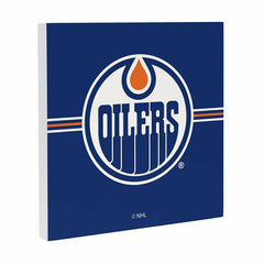 Edmonton Oilers Wood Wall Sign, 12x12 - NHL Home