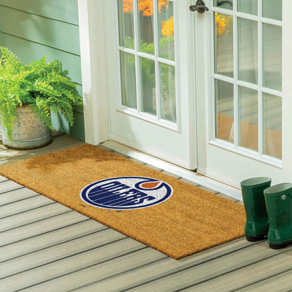 Edmonton Oilers Extra Large Full Color Coir Mat, 60"x24" - NHL