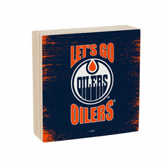 Edmonton Oilers Plock, Down Home Fans, 6x6 - NHL Home