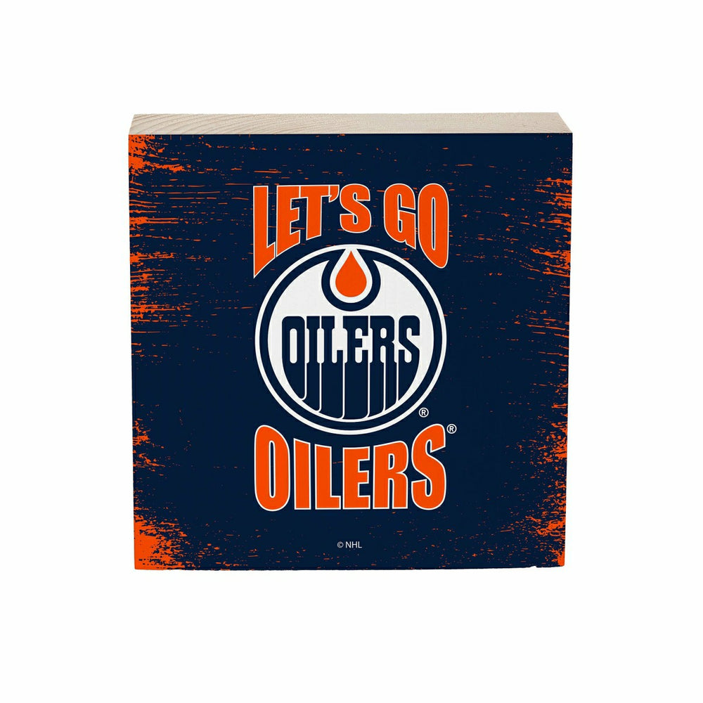 Edmonton Oilers Plock, Down Home Fans, 6x6 - NHL Home