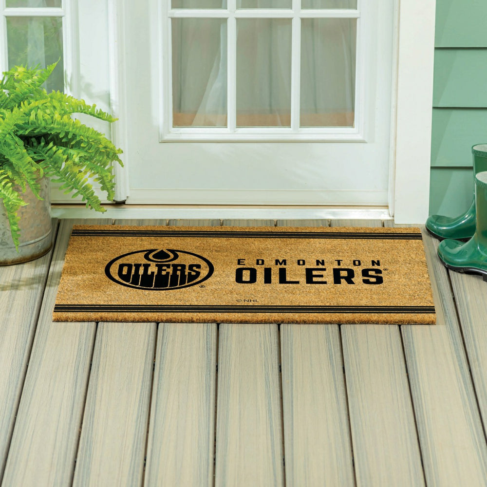 Edmonton Oilers Large One Color Coir Mat, 36"x24" - NHL