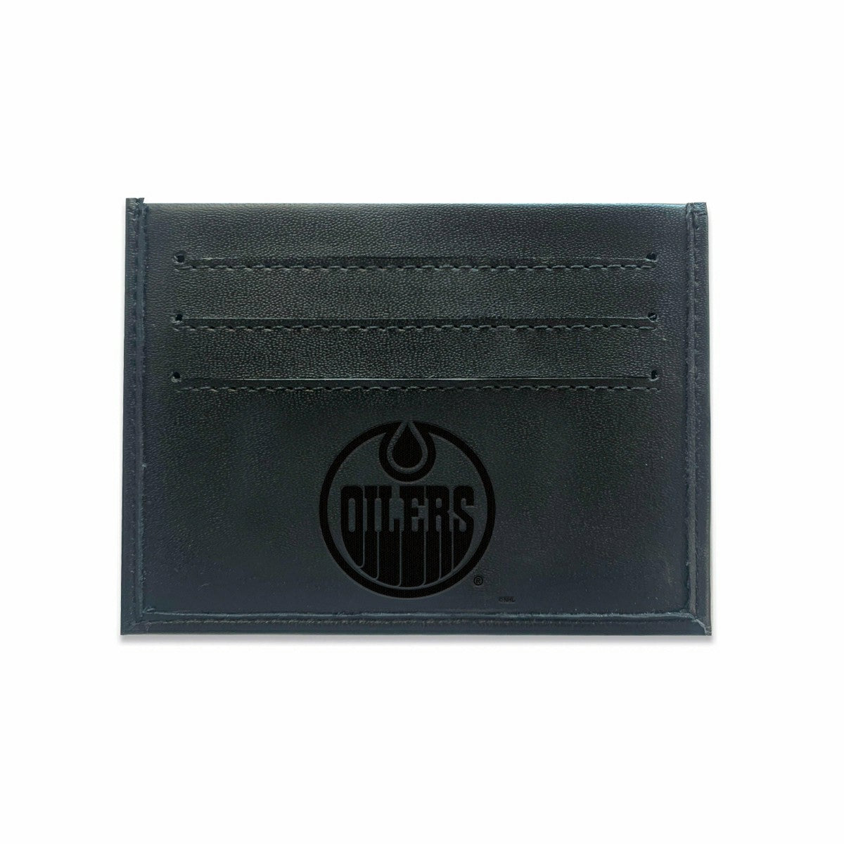 Front Pocket Wallet w/ RFID Blocking, Edmonton Oilers, Black - NHL Home