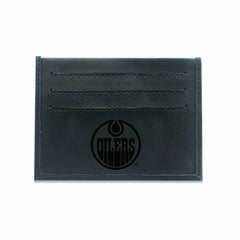 Front Pocket Wallet w/ RFID Blocking, Edmonton Oilers, Black - NHL Home