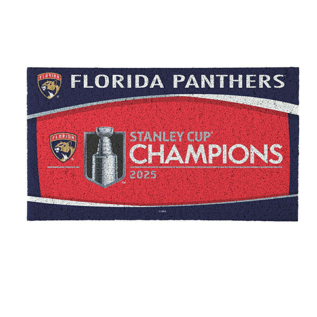 Florida Panthers, Stanley Cup 2025 Champions Turf Mat, Color - NHL