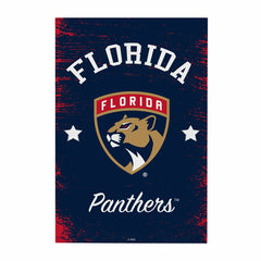 Florida Panthers Wood Wall Sign, 16x24 - NHL Home