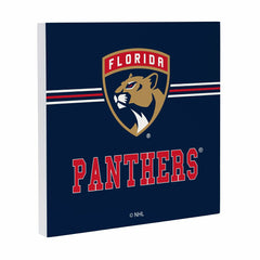 Florida Panthers Wood Wall Sign, 12x12 - NHL Home