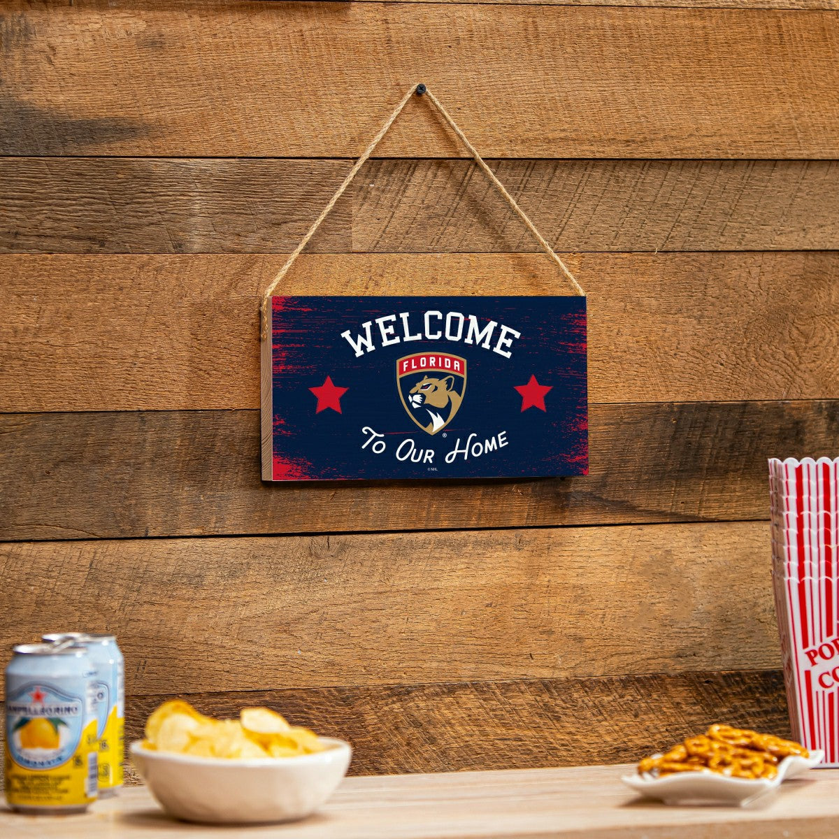 Florida Panthers Wood Wall Sign, 6x11 - NHL Home