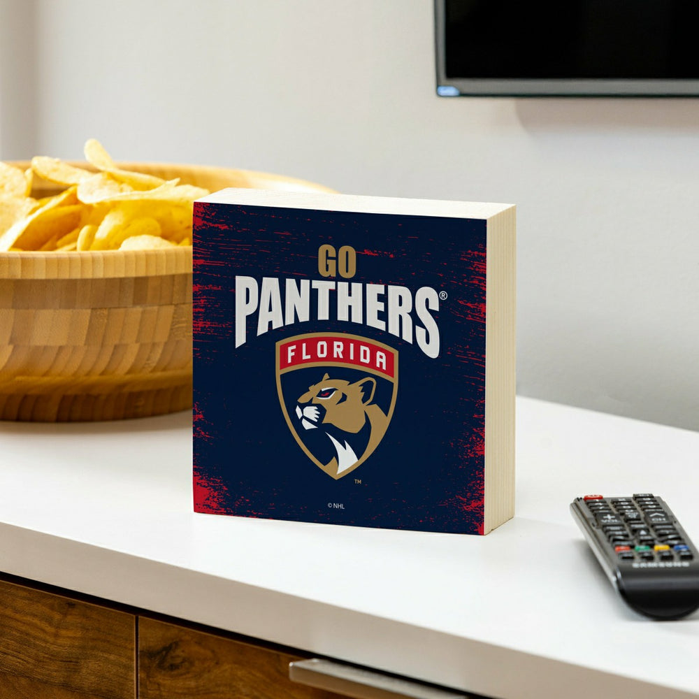 Florida Panthers Plock, Down Home Fans, 6x6 - NHL Home