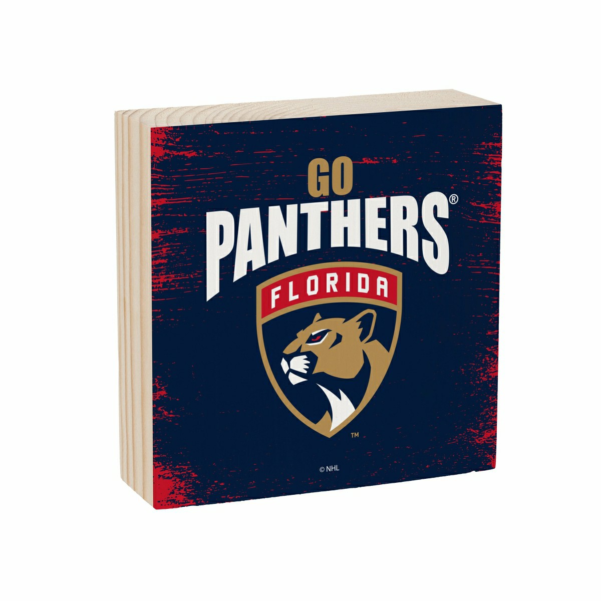Florida Panthers Plock, Down Home Fans, 6x6 - NHL Home