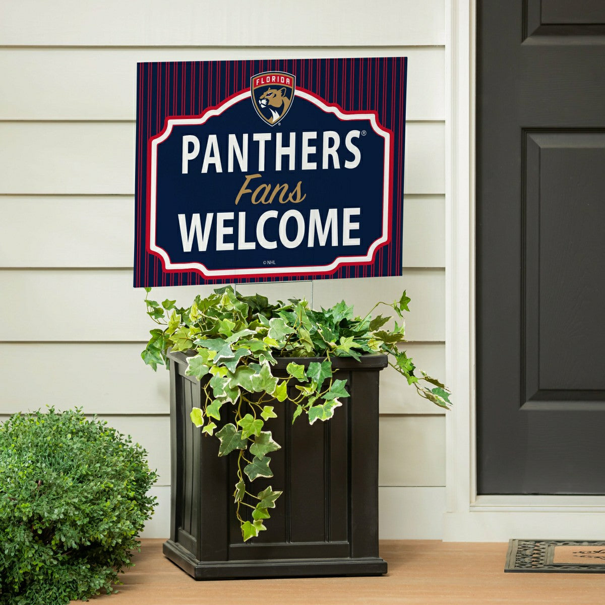 Florida Panthers Coroplast Yard Sign, "Fans Welcome" - NHL Home