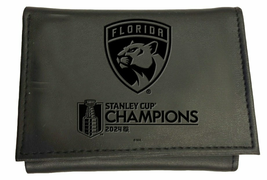 Florida Panthers Tri-Fold Wallet, Stanley Cup Champions 2024 - NHL Home