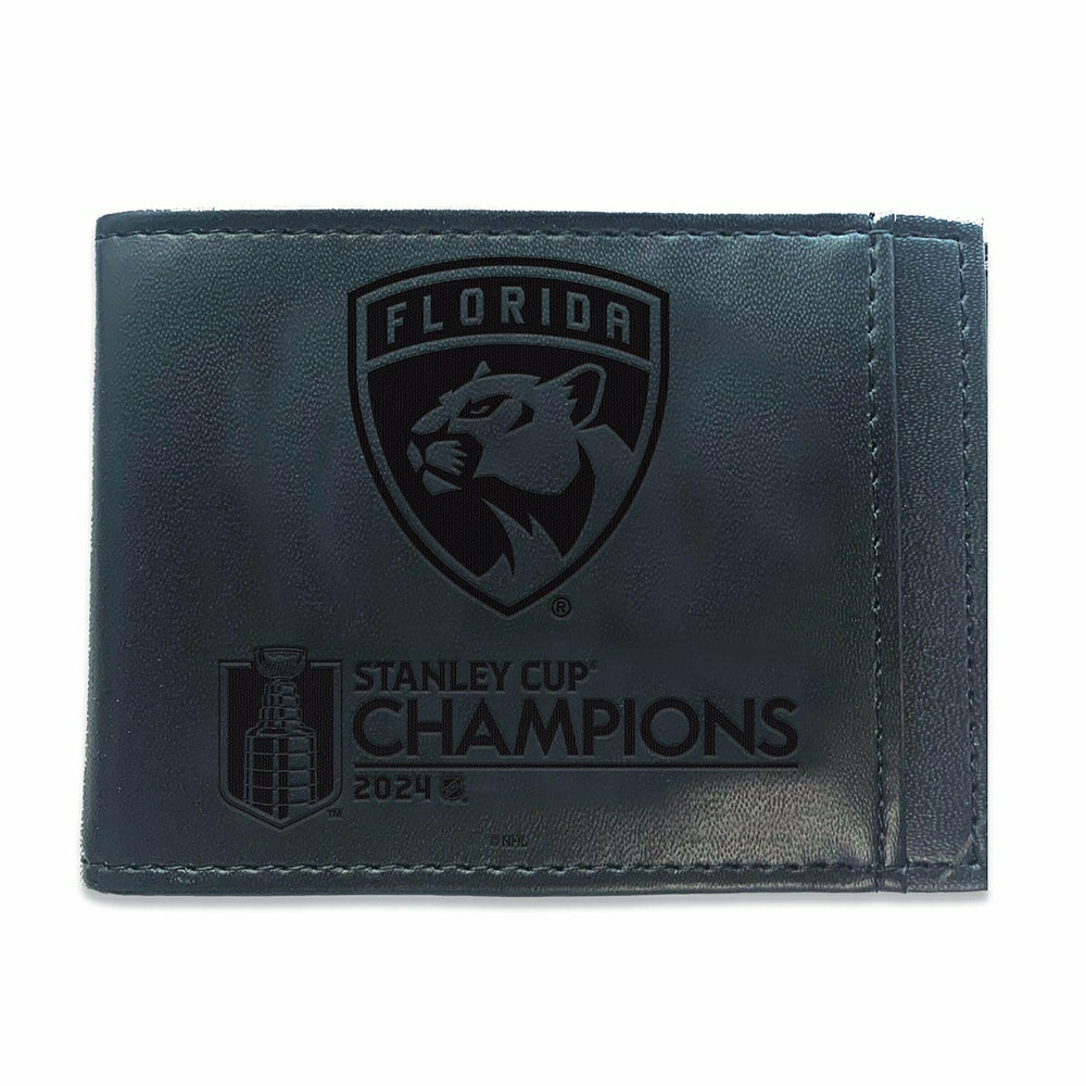 Florida Panthers Front Pocket Wallet with RFID Blocking, Black, SC24 C - NHL Home