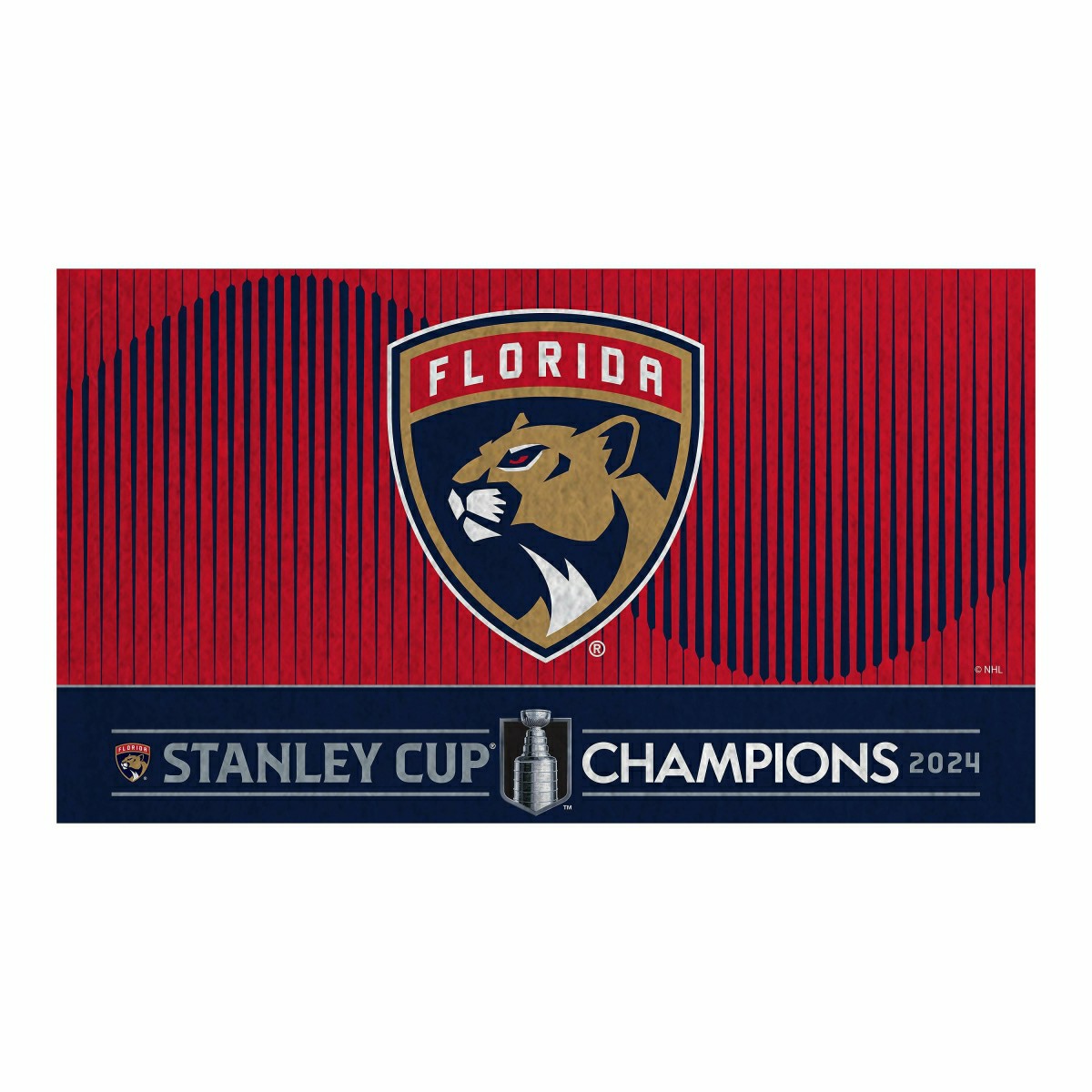 Florida Panthers PVC Mat COLOR, Stanley Cup Champions 2024 - NHL