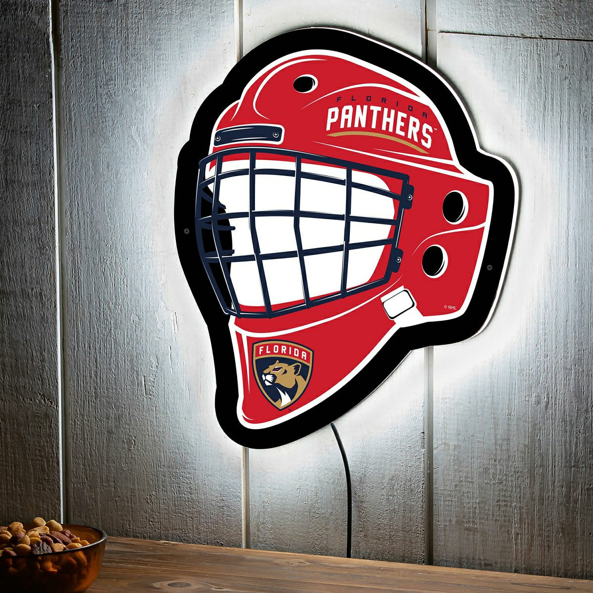 LED Wall Decor, Helmet, Florida Panthers - NHL Home