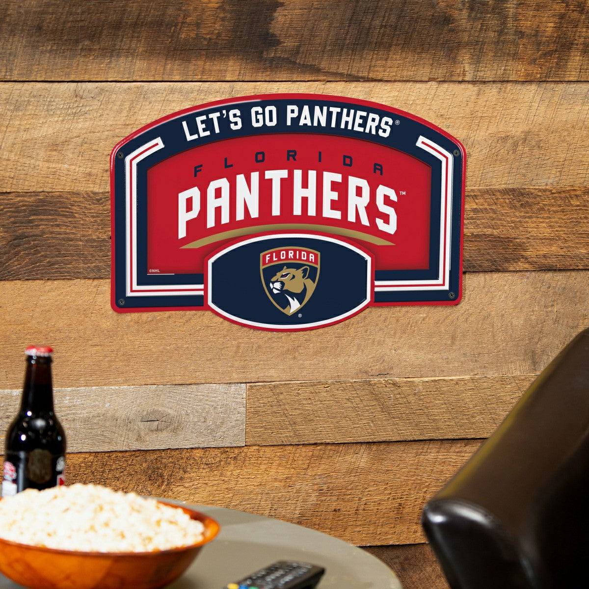 Florida Panthers USA Embossed Steel Wall Sign, 11" x 17" - NHL Home